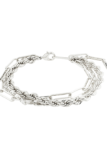 PILGRIM Simplicity Silver-Plated Bracelet by Pilgrim