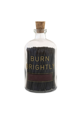 Skeem Skeem Apothecary Match Bottle Large in Burn Brightly 6"