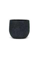 Mesh Texture Planter Charcoal Small