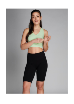 C'est Moi Clothing C'est Moi Bamboo High Waisted Biker Short Black