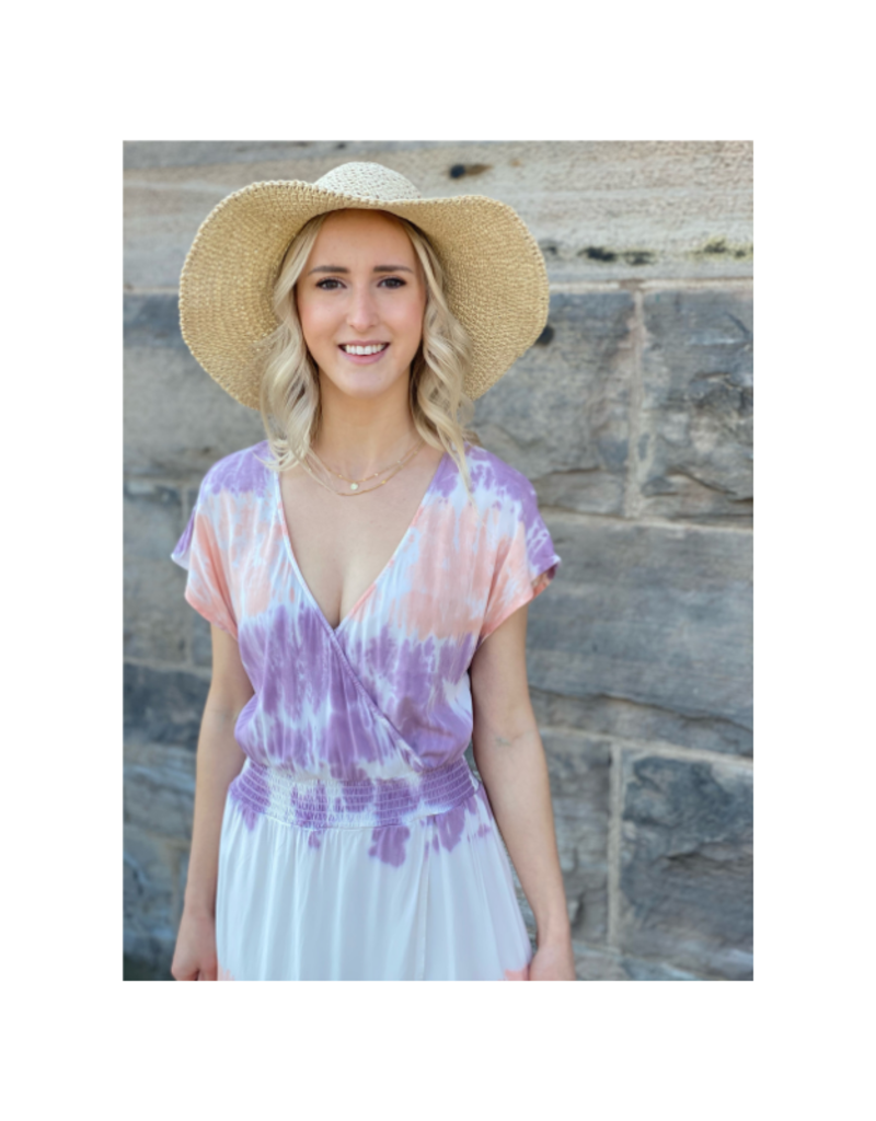 Mod O Doc Smocked Hi Lo Dress Wht Multi The Art Of Home