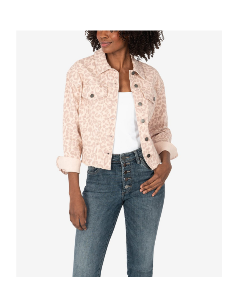 Kut from the Kloth Kara Crop Jacket Light Rose by Kut from the Kloth