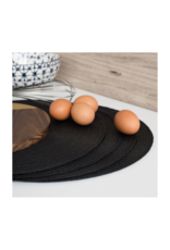 Danica Disko Placemat in Black