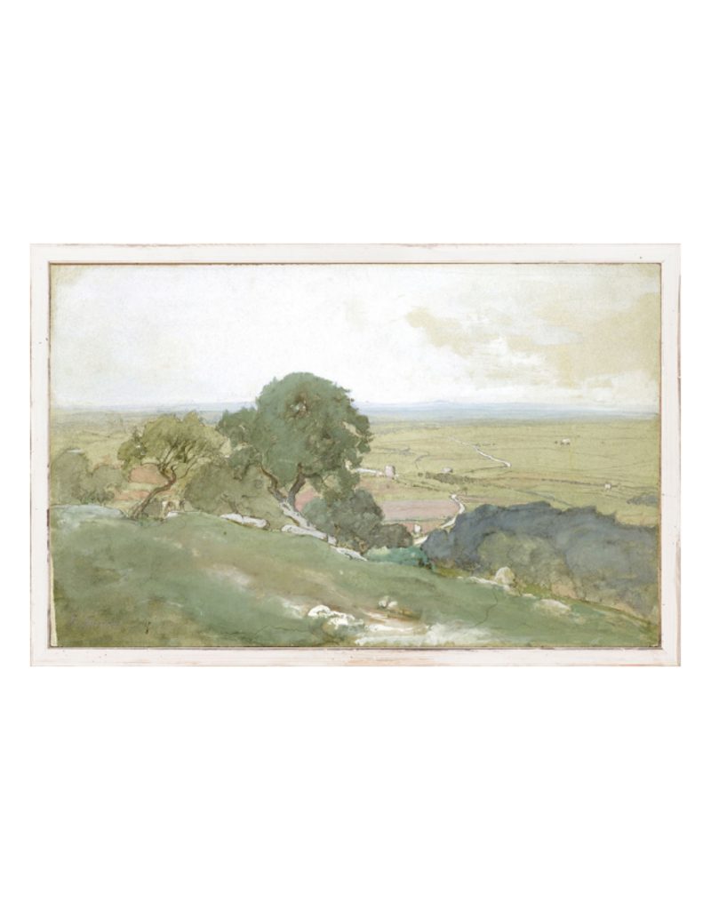 Celadon Art Olive Trees at Trivoli 15"x9"