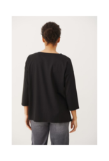 Part Two Jara Long Sleeve T-shirt in Black by Part Two