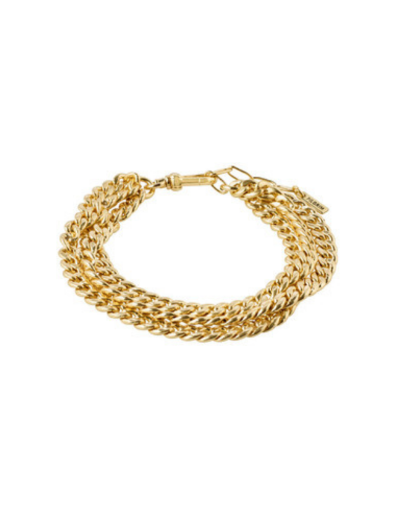 PILGRIM Authenticity Bracelet Gold-Plated by Pilgrim
