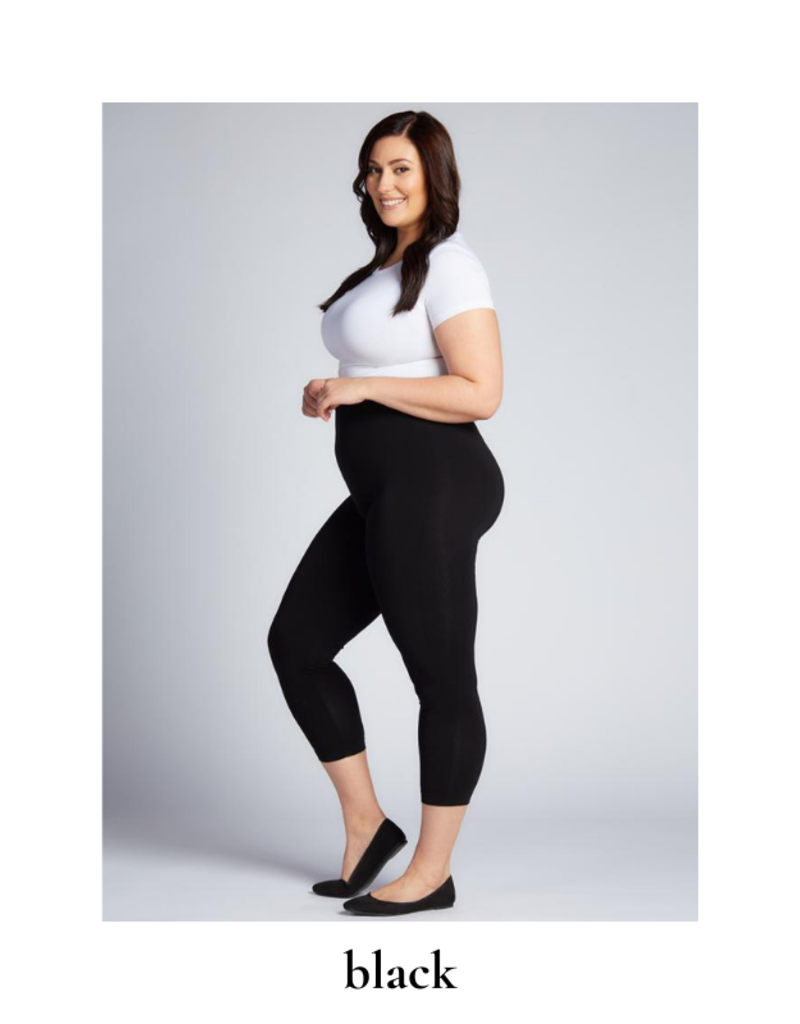Bamboo Plus Size Legging 3/4 Length - The Art of Home