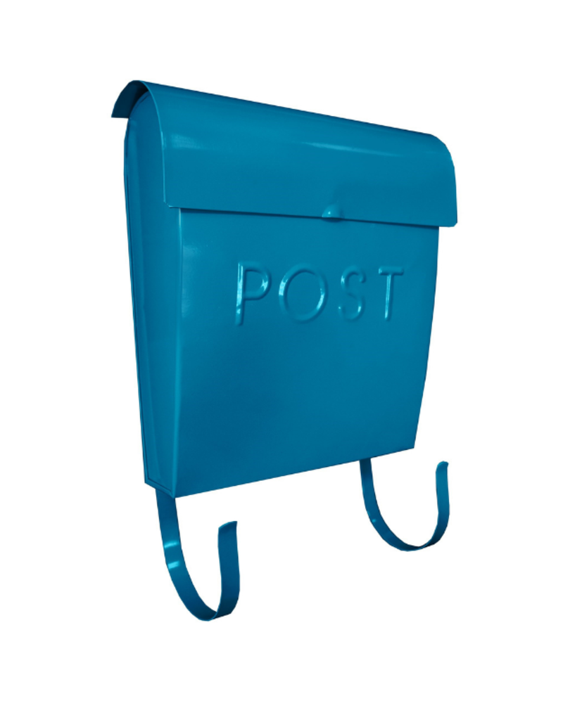 Euro Post Mailbox in Turquoise