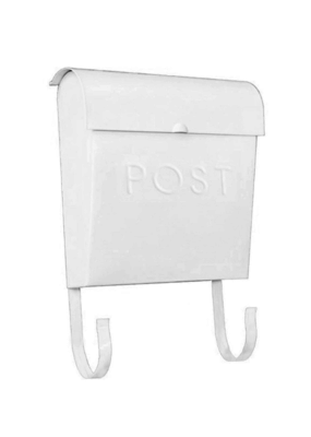 Euro Post Mailbox in White