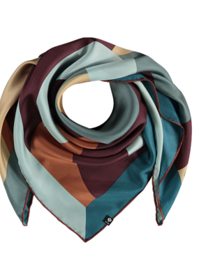 Fraas Circled Silk Square Scarf