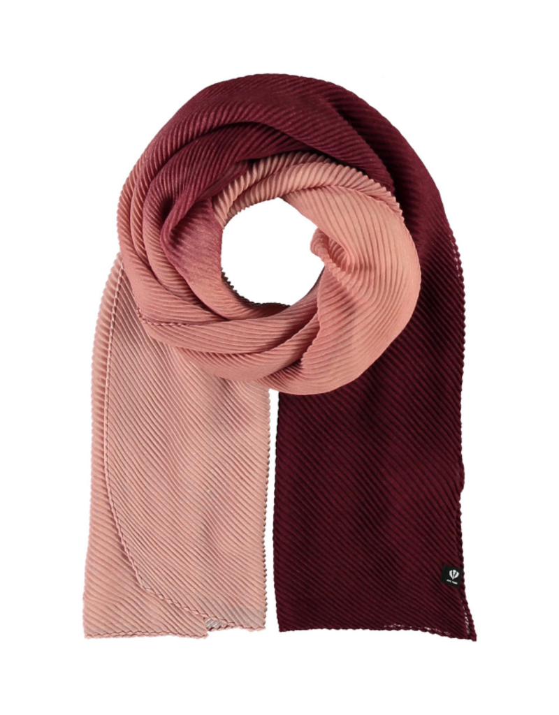 Fraas Ombre Plisse Scarf Berry