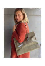 Brave Brown Bag Shopper Marche Bag in Olive by Brave Brown Bag