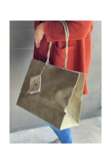 Brave Brown Bag Shopper Marche Bag in Olive by Brave Brown Bag