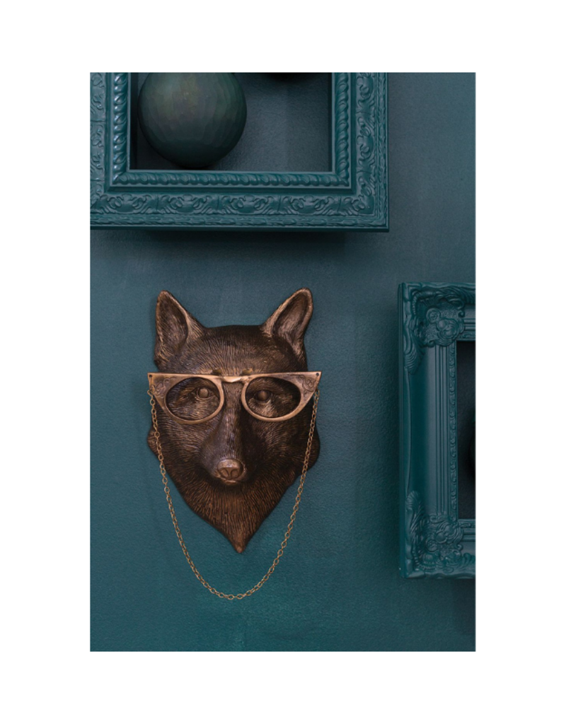 E+E Eloise the Fox Brass Wall Mount