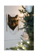 E+E Eloise the Fox Brass Wall Mount