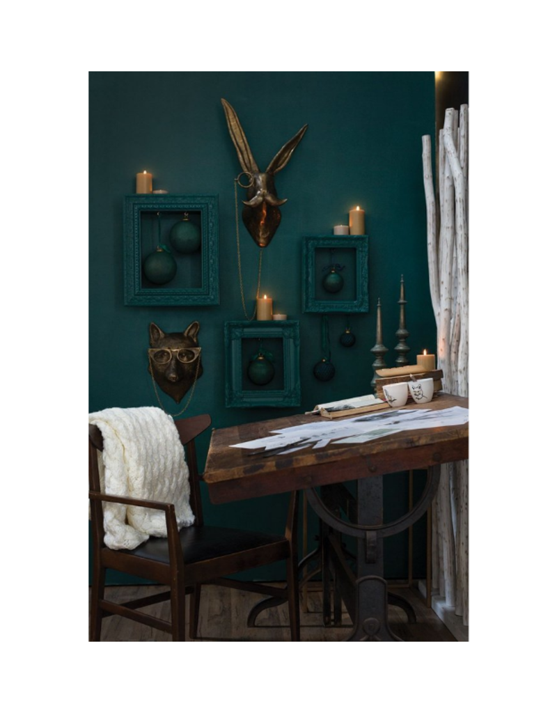 E+E Beatrice the Bear Brass Wall Mount