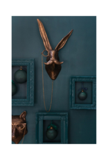 Eric the Hare Brass Wall Mount