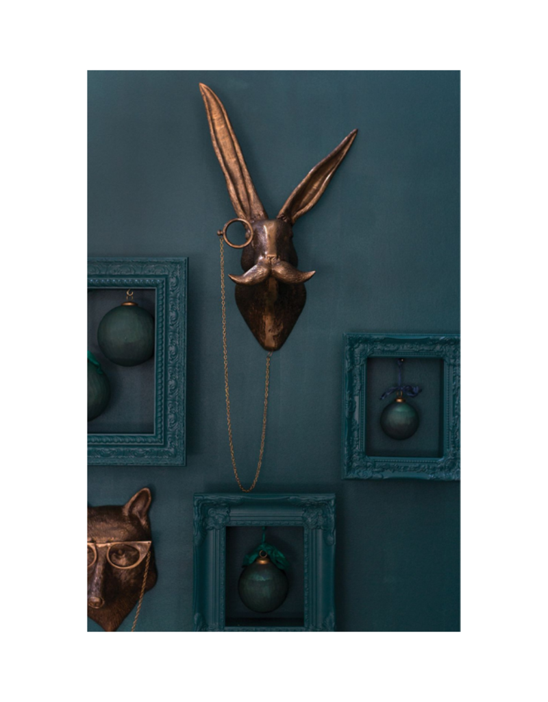 E+E Eric the Hare Brass Wall Mount