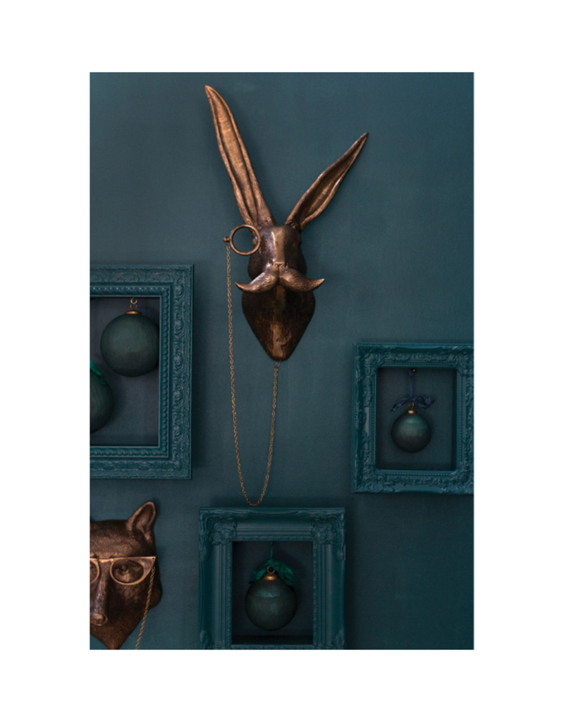 Eric the Hare Brass Wall Mount