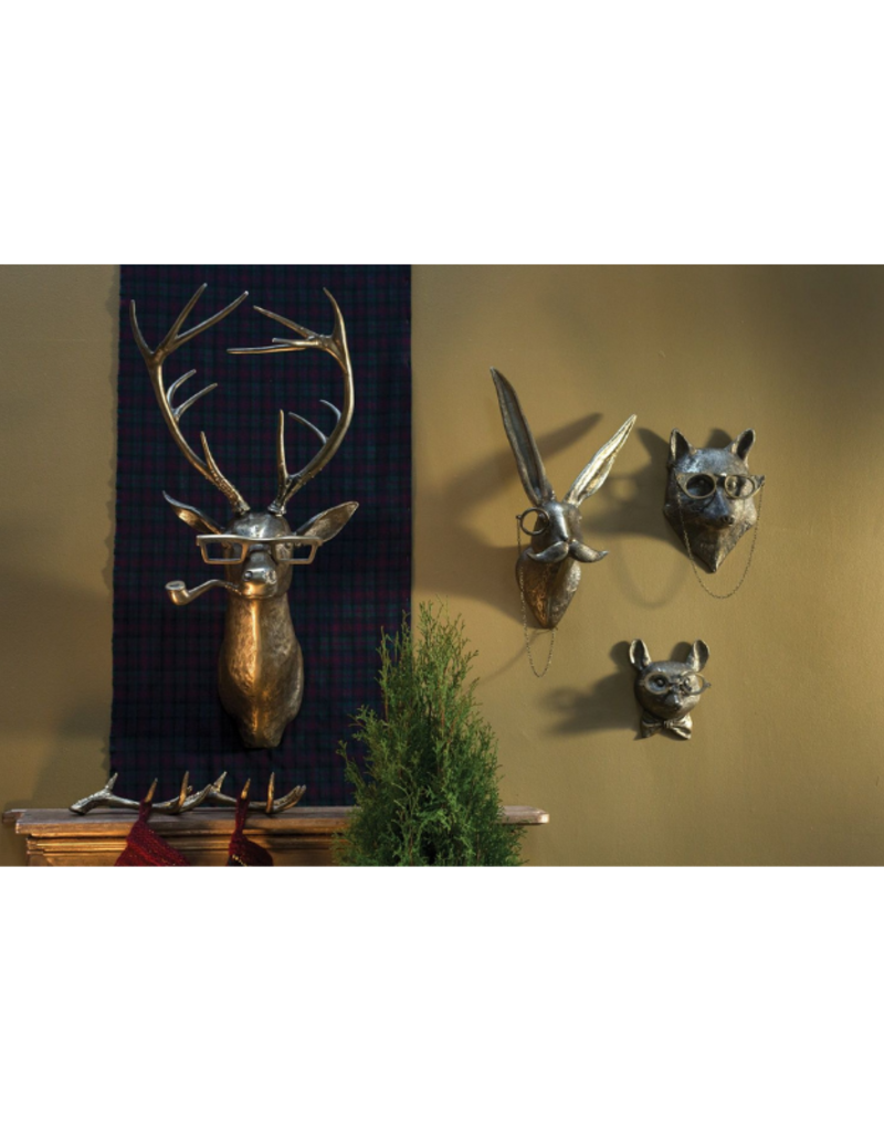 Eric the Hare Brass Wall Mount