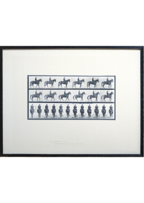 Celadon Art Horse & Rider I 27"x21"