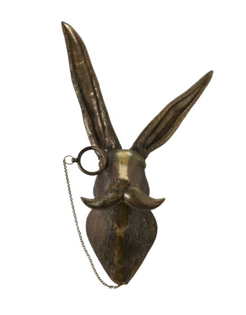 E+E Eric the Hare Brass Wall Mount