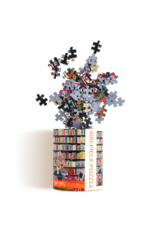 Werkshoppe Books with Flowers 300 Pc Puzzle