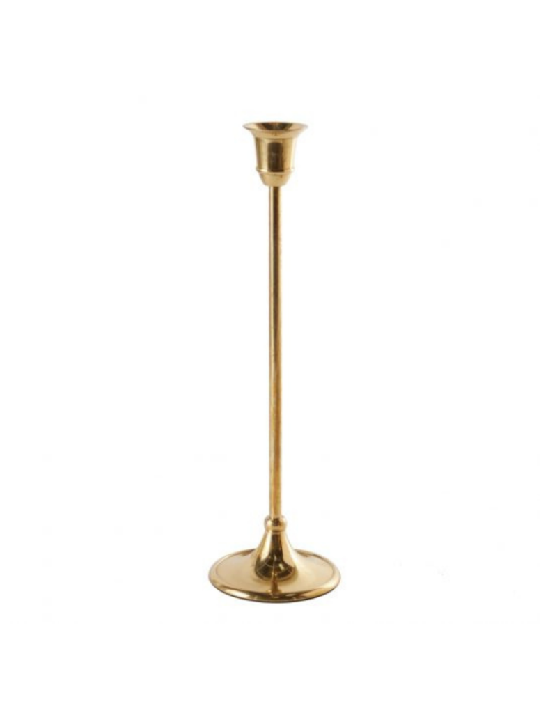 Brushed Brass Candlestick