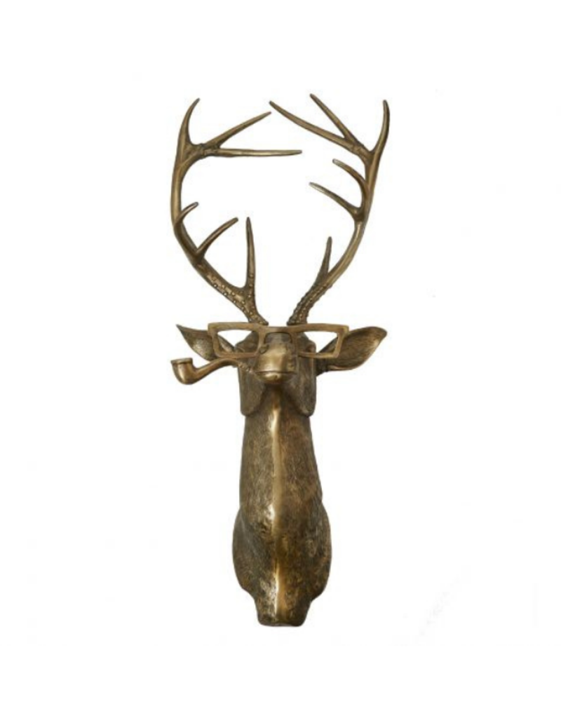 E+E Frankie the Deer Brass Wall Mount