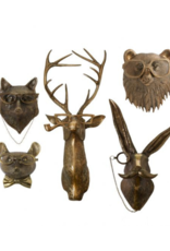 E+E Frankie the Deer Brass Wall Mount