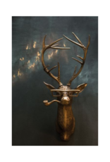 E+E Frankie the Deer Brass Wall Mount