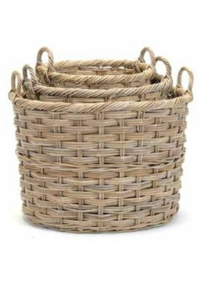 Bacon Basketware Ltd Oval Storage Basket with Handles