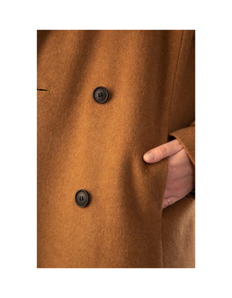 InWear Zelie Raglan Coat in Caramel by InWear