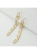 Lover's Tempo Chain Reaction Earrings Gold-Plated by Lover's Tempo