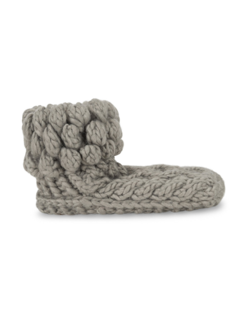 Whimsy Knit Bootie in Charcoal by Lemon