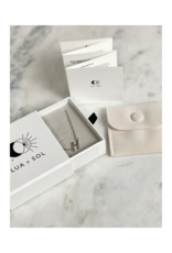 lua + sol Silver-Plated Initial Necklace by LUA + SOL