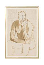 Celadon Art Vintage Studio Figure 17"x26"