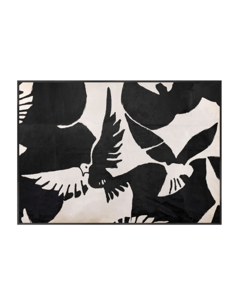 Celadon Art Braque Inspired Oiseau 58"x41"