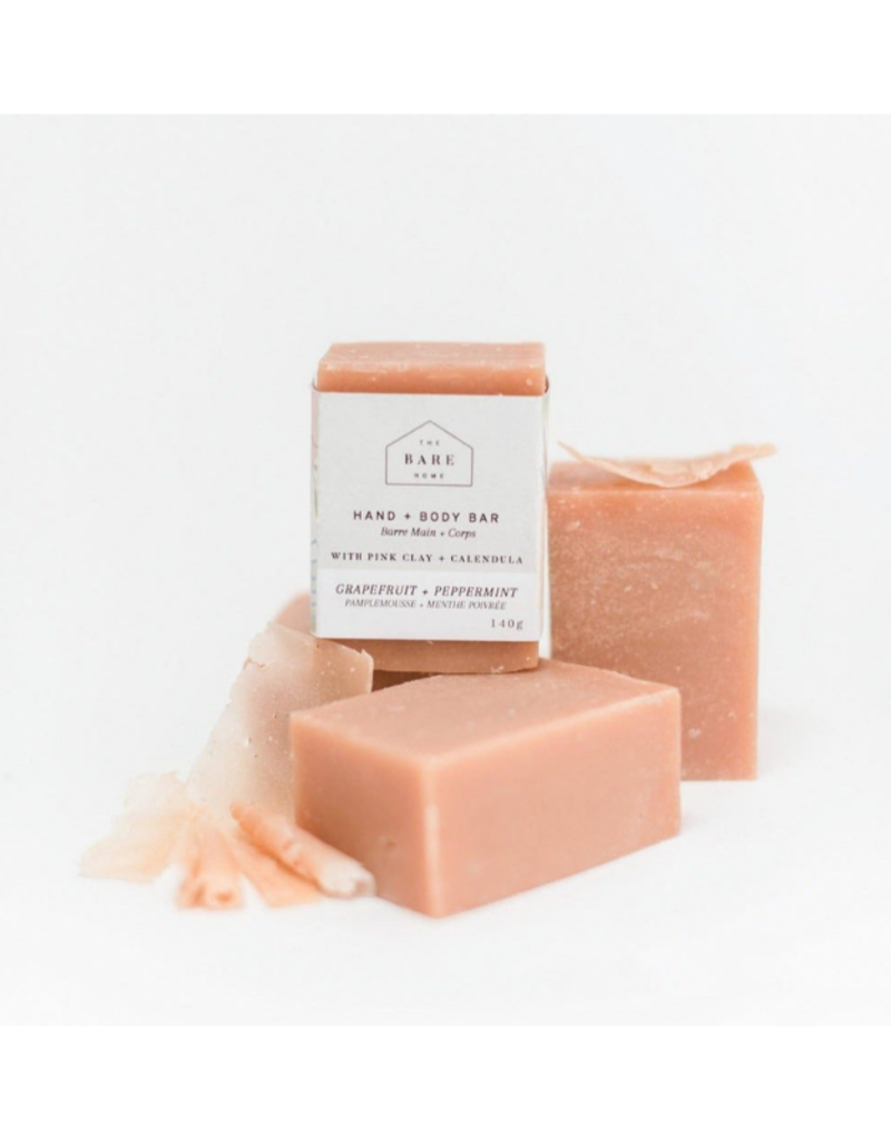 The Bare Home Hand + Body Bar  Grapefruit + Peppermint by The Bare Home