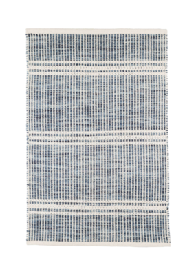 Dash & Albert Dash & Albert Malta Woven Wool Rug in Blue