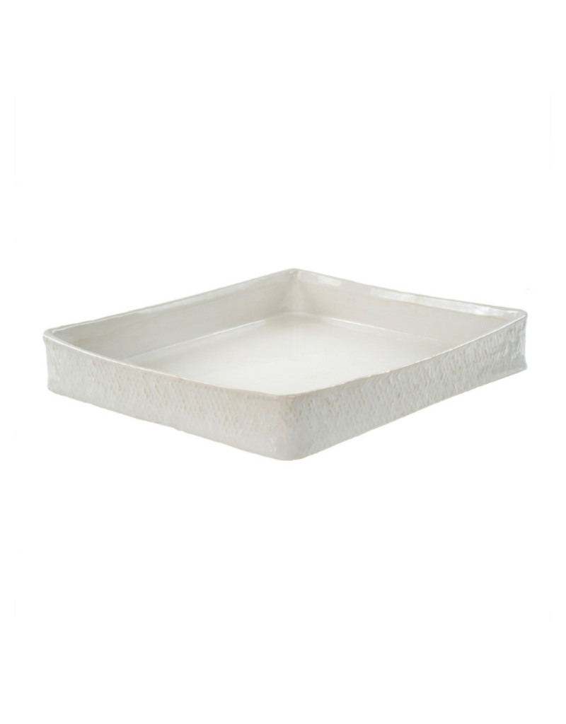 Indaba Trading Basketweave Square Tray