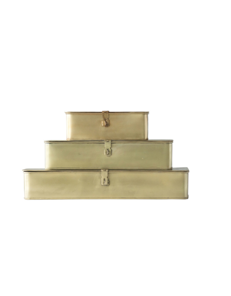 Rectangular Brass Metal Boxes