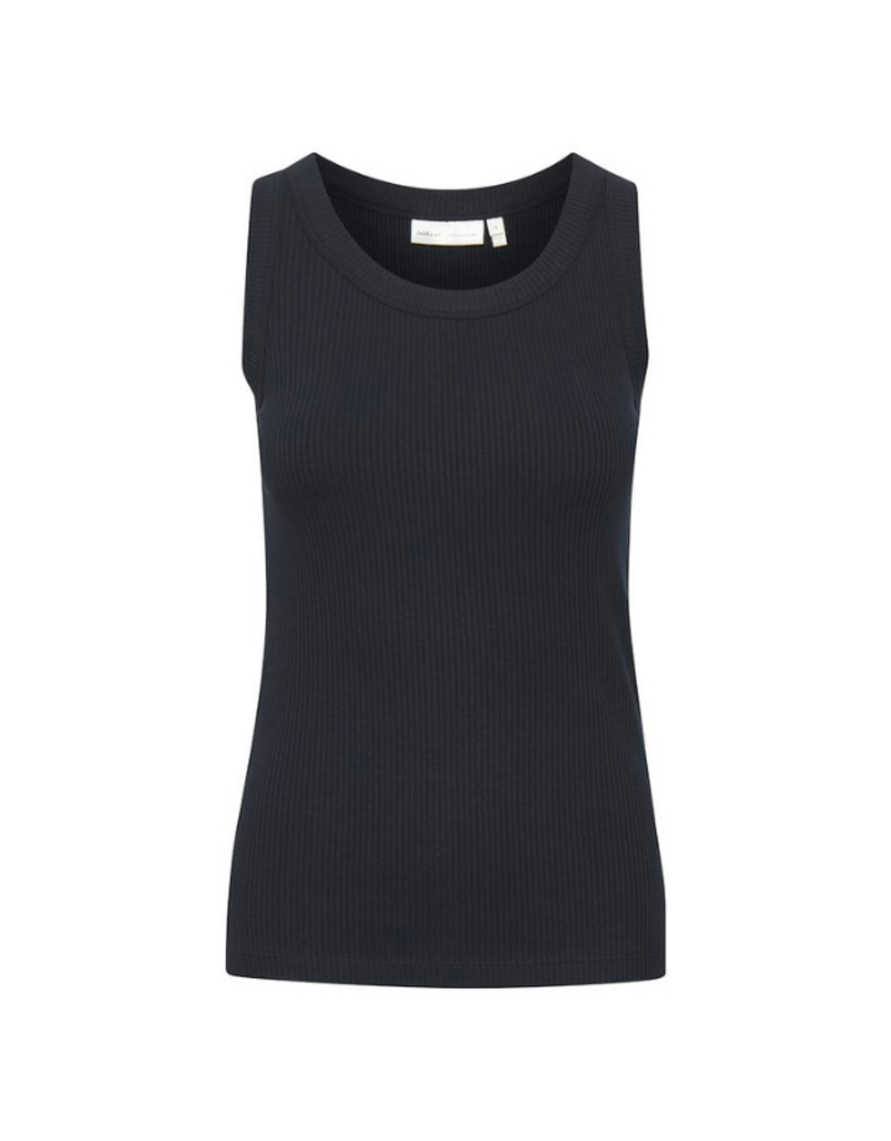 DAGİ Black Tanktops, Square Neck, Regular, Sleeveless Loungewear