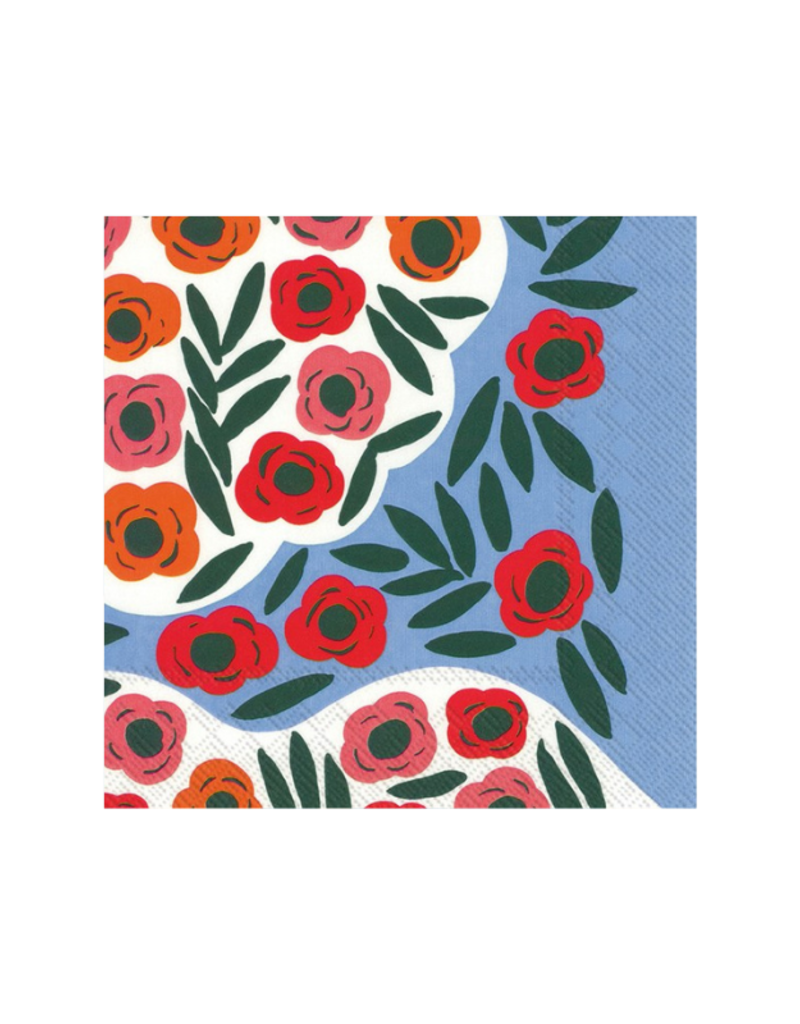 Marimekko Napkin Ruukku Blue - The Art of Home