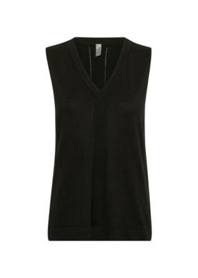 Culture LAST ONE - XS - Annemarie Drop Vest in Black by CULTURE