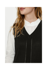 Culture LAST ONE - XS - Annemarie Drop Vest in Black  by CULTURE