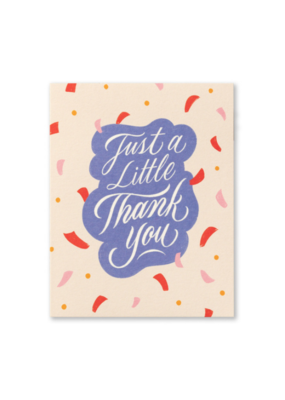 Just a Little Thank You Card