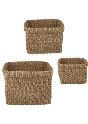 Square Seagrass Baskets