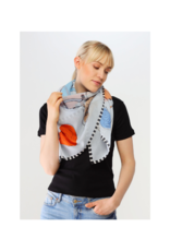 Frutti Di Mare Scarf in Blue by Fraas