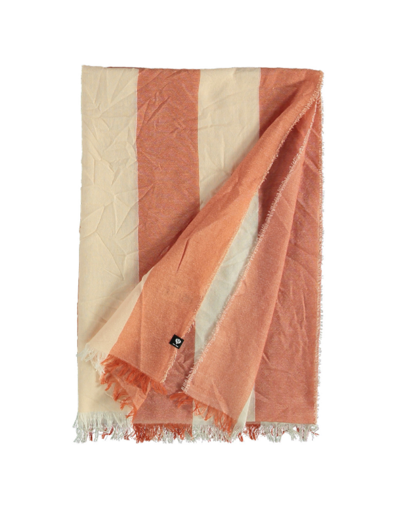 v. Fraas LAST ONE - Cabana Stripes Wrap in Terracotta by Fraas